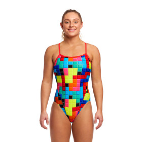 Funkita Blocked - Single Straps - Maillot de bain Femme Natation 1 piece