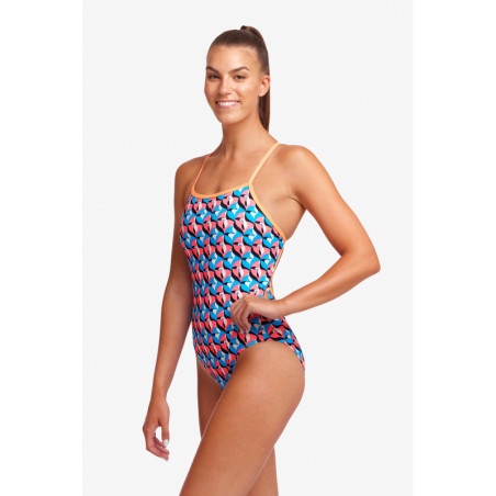 Funkita Run Fox Run - Single Straps - Maillot de bain Femme Natation 1 piece | Les4Nages