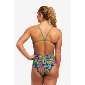 Funkita Spin The Bottle - Single Straps - Maillot de bain Femme Natation 1 piece