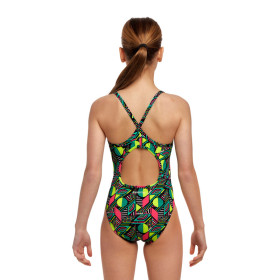 Funkita Fille (8-14 ans) Dot Matrix - Diamond Back - Maillot de bain Natation Fille