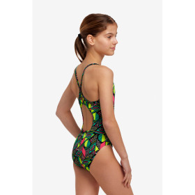 Funkita Fille (8-14 ans) Dot Matrix - Diamond Back - Maillot de bain Natation Fille 1 piece