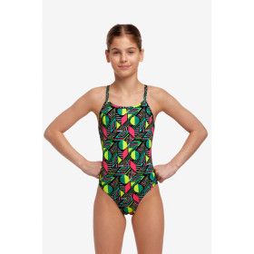 Funkita Fille (8-14 ans) Dot Matrix - Diamond Back - Maillot de bain Natation Fille 1 piece