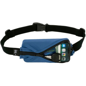 Ceinture SPIBELT Original - STEEL BLUE - Ceinture extensible porte gels, nutrition, telephone ...