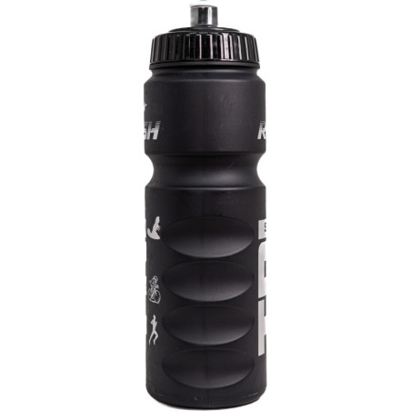 Bidon TRIATHLON RUSH - Black Matt SILVER - 750ml | Les4Nages