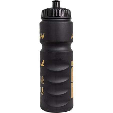 Bidon TRIATHLON RUSH - Black Matt GOLD - 750ml | Les4Nages