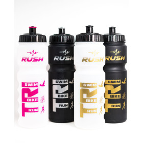 Bidon TRIATHLON RUSH - Black Matt GOLD - 750ml