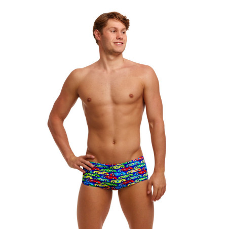 Funky Trunks Car Stacker - Sidewinder Trunks - Boxer Natation Homme | Les4Nages