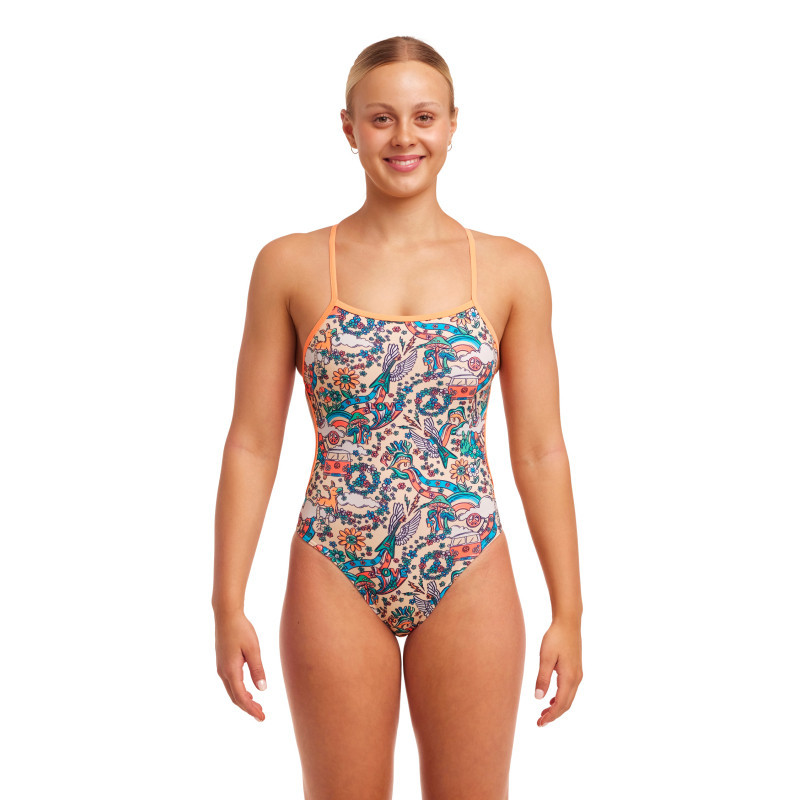 Funkita Free Love - Twisted - Maillot de bain Femme Natation 1 piece | Les4Nages