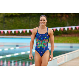 Funkita B-Fly - Diamond Back - Maillot de bain Femme Natation 1 piece