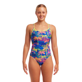 Funkita Palm A Lot - Diamond Back - Maillot de bain Femme Natation 1 piece