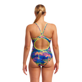 Funkita Palm A Lot - Diamond Back - Maillot de bain Femme Natation 1 piece