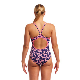 Funkita Sweet Stripes - Diamond Back - Maillot de bain Femme Natation 1 piece