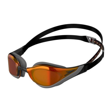 Speedo Fastskin PURE FOCUS Mirror Black - Cool Grey - Fire Gold - Ruby Mirror - Lunettes Natation