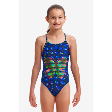 Funkita Fille (8-14 ans) B-Fly - Diamond Back - Maillot de bain Natation Fille