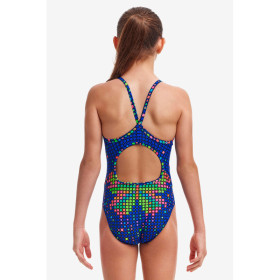 Funkita Fille (8-14 ans) B-Fly - Diamond Back - Maillot de bain Natation Fille 1 piece