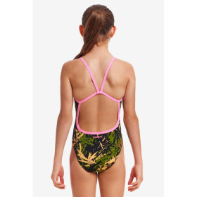 Funkita Fille (8-14 ans) Gigi Jo Jo - Single Straps - Maillot de bain Natation Fille 1 piece