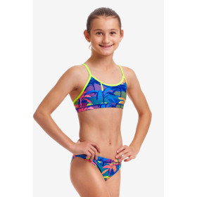 Maillot FUNKITA Fille (8-14ans) Palm A Lot Racerback 2 pieces - Maillot de bain Natation Fille 2 pieces