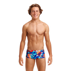 Funky Trunks Boy (8/14 ans) Saw Sea - Boxer Natation Garçon