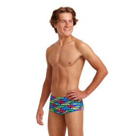 Funky Trunks Boy (8/14 ans) Car Stacker - Boxer Natation Garçon