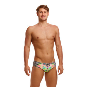 Funky Trunks Snow Flyer Brief - Maillot Natation Homme