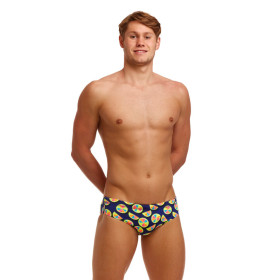 Funky Trunks You Lemon Brief - Maillot Natation Homme