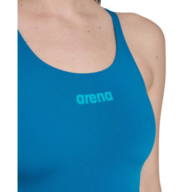 Arena TEAM SOLID SWIM TECH Blue Cosmo - Maillot de bain femme 1 pièce