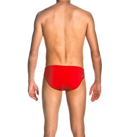 Arena Solid Team Swim Brief Red White- Maillot de bain Homme