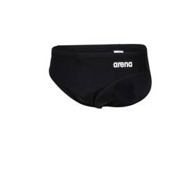 Arena Solid Team Swim Brief Black White - Maillot de bain Homme