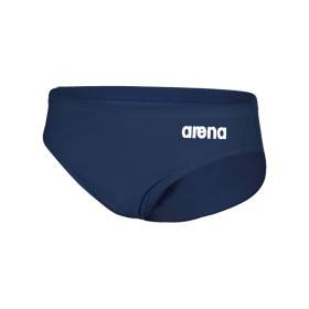 Arena Solid Team Swim Brief Navy White - Maillot de bain Homme