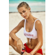Haut de Bikini BANANA MOON NOUO BEACHBABE - BLANC SENSITIVE - Haut maillot de bain Plage 2 pièces 