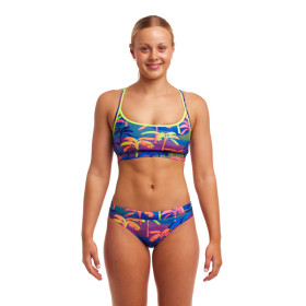 Funkita Palm A Lot Sports - Maillot de bain Natation Femme 2 pieces