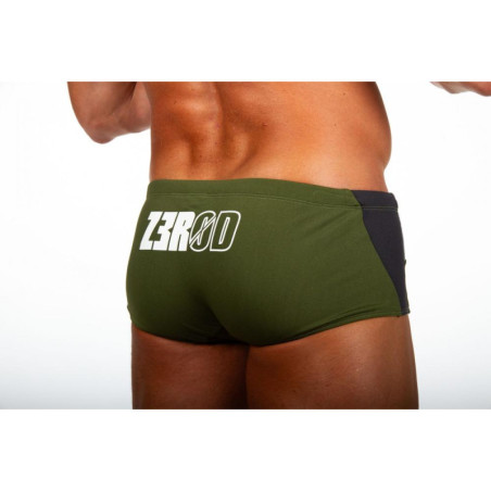 ZEROD Trunks Khaki Dark Grey - Boxer Natation Homme | Les4Nages