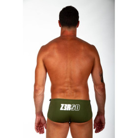 ZEROD Khaki Dark Grey  Trunks Natation - Boxer Homme