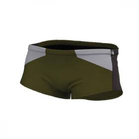 ZEROD Trunks Khaki Dark Grey - Boxer Natation Homme