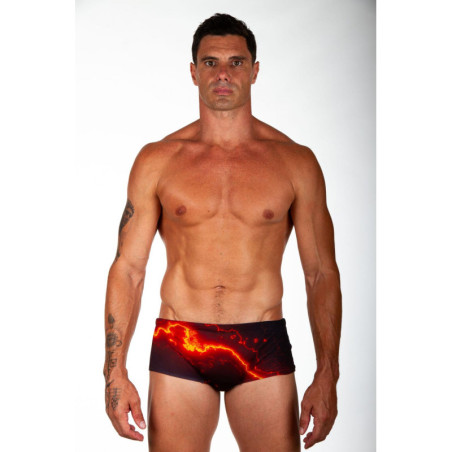 ZEROD Trunks LAVA - Boxer Natation Homme | Les4Nages