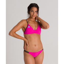 ARENA ICONS Triangle 2 pieces Pink Flambe - Maillot de bain 2 pièces
