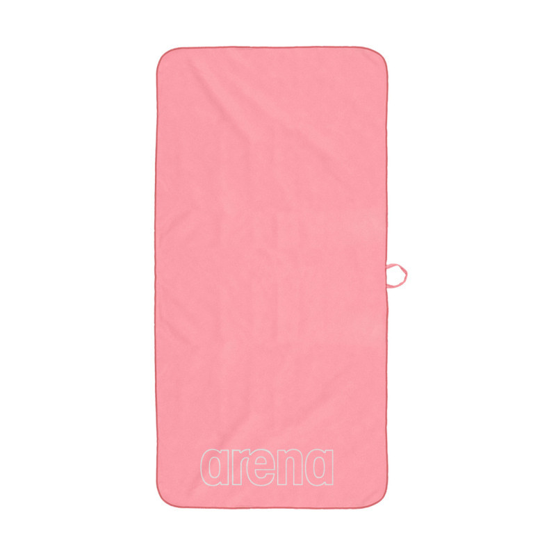 Microfibre SMART PLUS GYM TOWEL Pink White - Serviette Natation en microfibres