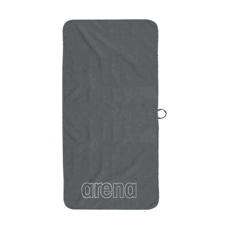 Microfibre SMART PLUS GYM TOWEL Grey White - Serviette Natation en microfibres