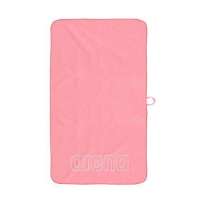 Microfibre SMART PLUS POOL TOWEL Pink White - Serviette Natation en microfibres