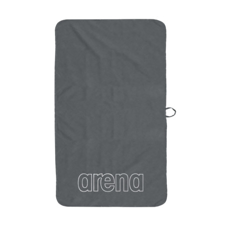Microfibre SMART PLUS POOL TOWEL Grey White - Serviette Natation en microfibres