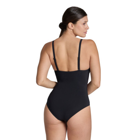 Arena Bodylift EMILIA Light Cross Back - Black - Maillot Piscine & Aquagym | Les4Nages