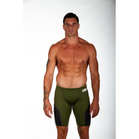 Jammer ZEROD Khaki Dark Grey  - Jammer Natation Homme