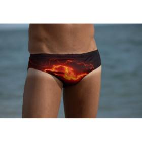 ZEROD LAVA - Slip de bain Natation Homme