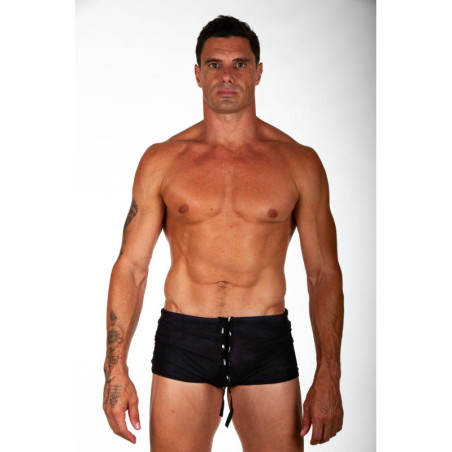 ZEROD DRAGSHORTS Tropadelic Black - Drag Suit Natation Homme | Les4Nages