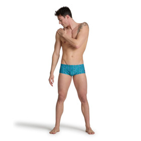 ARENA STARFISH Low Waist short Turquoise Multi   - Boxer  Natation Homme