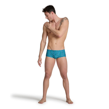 ARENA STARFISH Low Waist short Turquoise Multi   - Boxer  Natation Homme