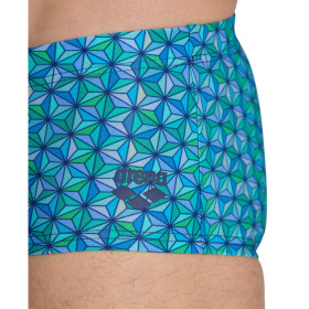 ARENA STARFISH Low Waist short Turquoise Multi   - Boxer  Natation Homme