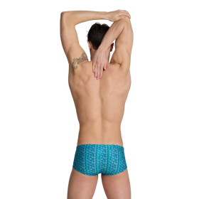 ARENA STARFISH Low Waist short Turquoise Multi   - Boxer  Natation Homme