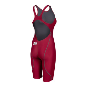 Combinaison Femme ARENA Powerskin  ST NEXT Deep Red - Dos Ouvert