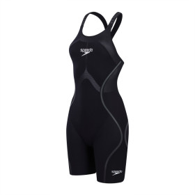 SPEEDO FastSkin LZR PURE INTENT 2.0 OpenBack Kneeskin Dos Ouvert- Black -Combinaison Natation Competition Femme